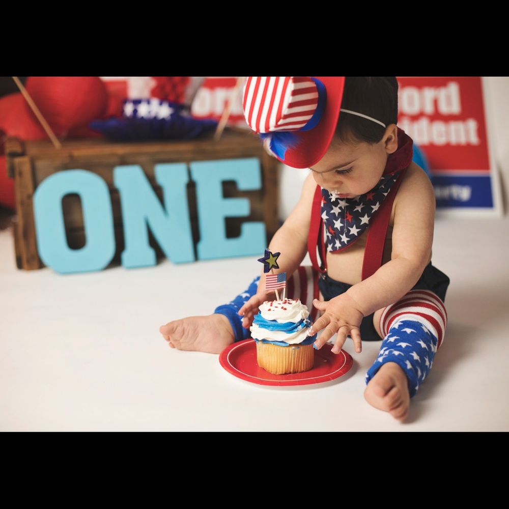 Beautiful Baby 5 piece Outfit for 4 July
